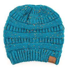 CC Cozy Confetti Bun Beanie - Truly Contagious Cozy Adjustable Super Soft Hats, Cozy Knit Adjustable Crochet Hat, Cozy Adjustable Soft Knit Beanie, Adjustable Soft Knit Crochet Hat For Fall, Cozy Adjustable Crochet Hat In Soft Knit, Cozy Adjustable Soft Beanie, Adjustable Soft Knit Beanie For Fall, Super Soft One Size Fall Hats, Cozy Super Soft Hat