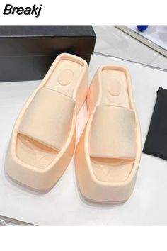 Shipping: Worldwide Express Shipping AvailableDelivery time: 7-15Days Fast ShippingReturns: Fast refund, 100% Money Back Guarantee.Brand Name: UETEEYShoes Type: Modern SlippersApplicable Place: OutsideUpper Material: PUHeel Height: Med (3cm-5cm)Origin: Mainland ChinaCN: ZhejiangSeason: SummerHeel Type: WedgesFashion Element: SewingDepartment Name: AdultOutsole Material: RubberWith Platforms: YesPlatform Height: 0-3cmStyle: sexyInsole Material: RubberPattern Type: SolidFit: Fits true to size, tak Summer Open Toe Wedge Sandals With Chunky Sole, Summer Open Toe Wedge Sandals With Thick Bottom, Summer Heels With Thick Bottom And Closed Toe, Summer Closed Toe Heels With Thick Bottom, Cream Flat Heels For Summer, Summer Cream Flat Heels, Chic Wedge Sandals With Thick Bottom For Summer, Open Toe Thick Bottom Heels For Beach, Chic Summer Platform Slippers With Thick Bottom