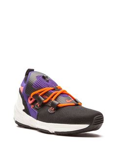 Shop Nike Zoom Moc sneakers with Express Delivery - FARFETCH Purple Nikes, Shoes Design, Nike Zoom, Black Rubber, Hoka Running Shoes, Sneakers Black, Lace Front, Designer Shoes, Baby Shoes