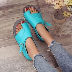 Category:Sandals; Upper Materials:Faux Leather; Season:Summer; Heel Type:Flat Heel; Gender:Women's; Toe Shape:Open Toe; Style:Minimalism,Casual,Classic; Heel Height(inch):1-2; Outsole Materials:Rubber; Occasion:Outdoor,Daily,Beach; Closure Type:Buckle; Pattern:Color Block; Listing Date:02/07/2023; Production mode:External procurement; 2023 Trends:Plus Size,Orthopedic Sandals Bunion Sandals,Flat Sandals; Foot Length:; Foot Width:; Size chart date source:Provided by Supplier. Heels Patterns, Orthopedic Sandals, Modern Sandals, Roman Sandals, Orange Shoes, Summer Flats, Leather Sandals Flat, Womens Sandals Flat, Leather Buckle