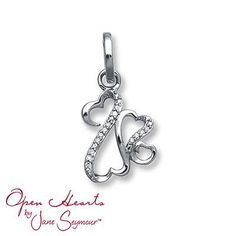 Celebrate family with this unique mini-charm from the Open Hearts Stories collection. Mini-charms can be added to a bangle, necklace, charm bracelet or hoop earring so you can create your unique Open Hearts story! Diamond Charm, Necklace Charm, Family Celebrations, I Love Jewelry, Infinity Bracelet