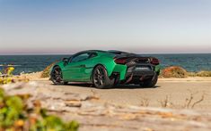 2025, Lamborghini Temerario, rear view, exterior, supercar, green Temerario, Italian supercars, Lamborghini