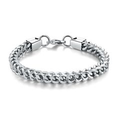 This intricately designed braided bracelet exudes timeless charm and has that wear-anywhere vibe. You can match it with other bracelets, but it can definitely be worn on its own. The bracelet is made of stainless steel material, so waterproof. Gold: 18k gold platingMaterial: Stainless SteelLength: 8 inchWidth: 6mm Waterproof Hypoallergenic Tarnish Free Glazd Pouch with every order Free domestic shipping Easy Exchange & Return policy PRODUCT INFOAll our jewelry are made of stainless steel mat Adjustable Stainless Steel Braided Bangle Bracelet, Adjustable Stainless Steel Braided Bracelet, Everyday Stainless Steel Braided Bracelet, Trendy Stainless Steel Box Chain Bracelet, Trendy Stainless Steel Box Chain Bracelets, Modern Braided Bracelets With Stainless Steel Clasp, Modern Braided Bracelet With Stainless Steel Clasp, Everyday Silver Metal Braided Bracelets, Minimalist Silver Braided Bracelet With Stainless Steel Clasp