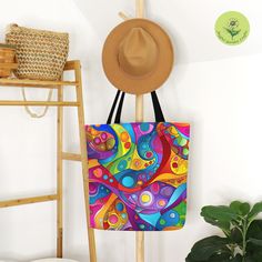 Artsy Summer Bags, Artsy Rectangular Summer Bag, Artsy Rectangular Summer Bags, Retro Large Capacity Shoulder Bag As Gift, Summer Multicolor Canvas Bag For Daily Use, Multicolor Summer Canvas Bag For Daily Use, Artistic Summer Tote Shoulder Bag, Multicolor Canvas Bag For Daily Summer Use, Multicolor Shoulder Canvas Bag For Vacation