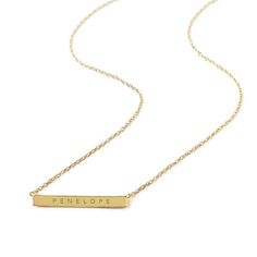 T Bar Necklace, Jewelry Gift Guide, Bar Necklace Personalized, Moms Bracelet, Choker Pendant, Gold Statement Ring, Studded Necklace, Month Gifts, Gold Bar Necklace