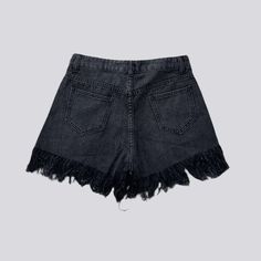 Unlock the perfect combination of retro glamour and modern chic with our Y2K-flair tassel hem rhinestone denim shorts from the 2023 Summer Collection. Flaunting a medium-waist. straight silhouette. these shorts are embellished with a zipper and button closure. exuding a contemporary allure silhouette for any occasion.Why You'll Love These ShortsAchieve a timelessly stylish look with this exquisite piece. From low-key backyard gatherings to summer soirees. let these shorts be your go-to for an ef Trendy High Rise Bottoms With Fringe, High Waist Fringe Shorts For Spring, High-waist Fringe Shorts For Spring, Spring High-waist Fringe Shorts, Summer Cotton Jean Shorts With Fringe, Summer High Waist Jeans With Fringe, Trendy Cotton Fringe Shorts, Trendy Fringed Shorts For Summer, Trendy Summer Jean Shorts With Fringe