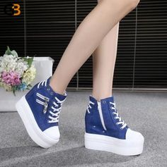 All eyes will be on you. Hidden Heels Platform Sneakers Women Breathable Air Wedge Sock Shoes Woman Casual Ladies Boots Zapatos Mujer 2020 W05 #womenshoesoninstagram #shoesforsale #shoestyle #shoesaddict #shoestore #womenshoesstyle #womenshoes #womenshoesimport #womenshoesonline #womenshoesph #womenshoestore #womenshoestyle #womenshoesforsale Trendy Low-top Height Increasing Platform Sneakers, Trendy Wedge Heel Sneakers With Thick Bottom, Summer Wedge Sneakers With Thick Bottom And Round Toe, Trendy Lace-up Platform Sneakers With Height Increase, Trendy Lace-up Platform Sneakers With Height Increasing Feature, Trendy Height-increasing Lace-up Platform Sneakers, Trendy Summer Wedge Heel Sneakers, Sporty Wedge Sneakers With Thick Bottom, Trendy High-top Canvas Shoes With Thick Bottom