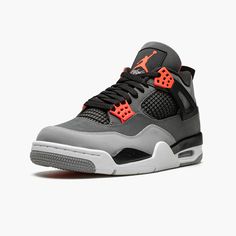 The Air Jordan 4 “Infrared” is a February 2021 release of the vintage basketball shoe in a colorway loosely inspired by the Chicago Bulls, Michael Jordan’s former basketball team. The “Infrared” version of Jordan’s fourth signature shoe also mimics the color block of the Air Jordan 4’s “Green Glow” colorway from 2013, trading the latter’s green accents for Infrared. The shoe features a synthetic nubuck upper in light and dark grey. Black accenting can be found on the black netting found on the tongue and mid-panel, on the “wings,” and inner lining. Lighter shades of grey appear on the toe [...]