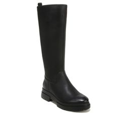 Dial up the comfort. Everyday feels like a dream when you zip into this tall, wide calf moto boot with a cool lug sole and water-repellent materials from SOUL Naturalizer. Inspired by the way you live. Knee High Lug Sole Boots, Tall Flat Boots, High Shaft Boots, Western Dress With Boots, Shaft Boots, Boot For Women, Sole Boots, Lug Sole Boots, Wide Calf Boots