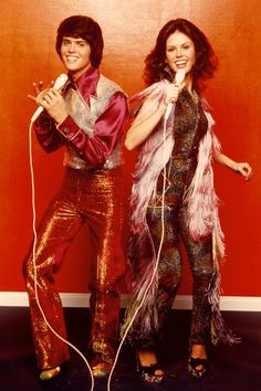 1970s Donny And Marie Osmond, Wes Wilson, 70s Disco Outfit, 1970 Fashion, 1970s Disco, Disco Style