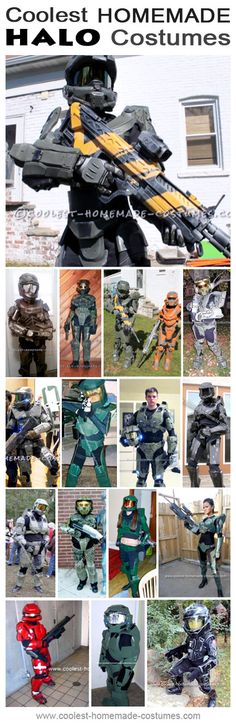 Coolest Homemade Halo Costumes - Halloween Costume Contest Diy Halo, Halo Costume, Halo Halloween, Halo Birthday, Comicon Costume, Homemade Costume Ideas, Halo Party, Halo Cosplay, Diy Costume Ideas