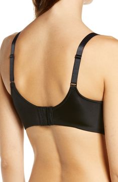 This lightweight yet powerful bra is designed to lift the bustline up to one inch while a wire-free band contours to your body so it never pinches or restrains. 55% nylon, 45% spandex Hand wash, line dry Imported Black Full Coverage Sports Bra With Built-in Bra, Supportive Underwire Stretch Bra, Supportive Stretch Underwire Bra, Full Coverage Shaping Nursing Bra With Padded Cups, Shaping Full Coverage Nursing Bra With Padded Cups, Supportive Black Bra With Removable Pads, Supportive Full Coverage Black Bra, Supportive Push-up Nursing Bra With Medium Bust Support, Supportive Padded Full Coverage Bra