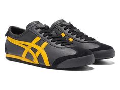 #ad Great Shopping Onitsuka Tiger MEXICO 66 1183A201 003 BLACK YELLOW, Fashion Mens Shoes Tiger Mexico 66, Onitsuka Tiger Mexico 66, Mexico 66, Wedge Loafers, Yellow Shoes, Onitsuka Tiger, Google Pay, Unisex Shoes, Black And Yellow