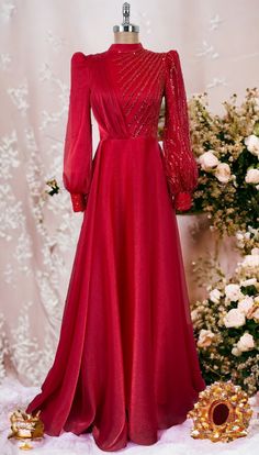 It is made of 100% organza and beaded tulle lace fabric.  The dress is 1000 grams.  It is a lined dress.  Dress length is 155 cm.  Measurements for size 38 are 92 cm bust, 72 cm waist, 96 cm hips Banquet Evening Dress With Sheer Sleeves, Chiffon Long Sleeve Mother Of The Bride Dress, Long Sleeve Organza Evening Dress With Sheer Bodice, Chiffon Mother Of The Bride Dress With Long Sleeves, Tulle Dresses With Sheer Sleeves For Wedding, Wedding Evening Dress With Sheer Sleeves, Lace Evening Dress With Sheer Sleeves For Wedding, Wedding Dresses With Sheer Sleeves In Tulle, Tulle Wedding Dresses With Sheer Sleeves