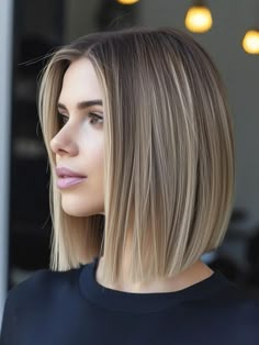 Trendy Lob Haircut, Lob Haircut Thick Hair, The Lob Haircut, Lob Haircut Straight, Free Hairstyles, The Lob, Rambut Brunette, Ideas Short Hair