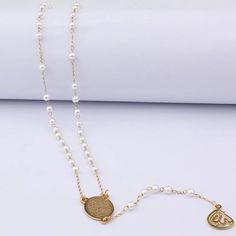 Muslim mother eid ramadan gift necklace Elegant 108 Beads Jewelry Gift, Pearl Long Necklace As Gift, Pearl Chain Long Necklace Gift, Elegant Necklace With 108 Beads For Gift, Pearl Chain Long Necklace For Gift, Elegant Necklace With 108 Beads Pendant, Elegant Round Beads Necklaces For Meditation, Elegant Long Necklace With Pearl Pendant As Gift, Gold Necklace With 108 Beads For Blessing