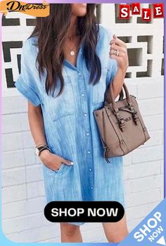 Oversize Boyfriend Denim Shirt Dress Boyfriend Denim, Denim Shirt Dress, Denim Shirt, Shirt Dress, Shop Now