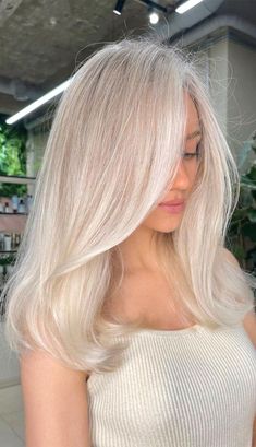 White Hair Highlights, Honey Blonde Balayage, Cute Blonde Hair, Perfect Blonde Hair, Summer Blonde Hair, Cute Blonde, Cool Blonde Hair