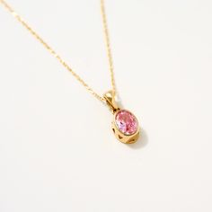 Celebrate the special women in your life with our exquisite collection of personalized jewelry. For your friend's October birthday, present her with our stunning Tourmaline Pendant, a symbol of love and joy crafted in lustrous 14K gold. Embrace the enchanting beauty of October's birthstone with this mesmerizing tourmaline gemstone, delicately set in a timeless pendant. Its vibrant hue and elegant design make it a perfect accessory for any occasion, a cherished reminder of your friendship's endur Elegant Round Pendant Birthstone Necklace For Birthday, Elegant Birthstone Necklace For Birthday, Elegant 14k Gold Birthstone Necklace For Birthday, Oval Yellow Gold Birthstone Necklace For Anniversary, Yellow Gold Birthstone Necklace With Bezel Setting For Anniversary, 14k Gold Bezel Setting Birthstone Necklace Gift, 14k Rose Gold Birthstone Necklace For Anniversary, Elegant Jewelry With Bezel Setting For Mother's Day, 14k Gold Birthstone Necklace With Bezel Setting As Gift