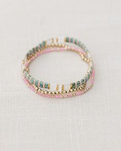 Pink Sprinkle 3mm goldie - gold filled beads Tila - Palm Springs Dainty Handmade Gold Beaded Bracelets, Beaded 14k Gold Filled Yellow Gold Bracelets, Gold Beaded Bracelet With Colorful 14k Gold Filled Beads, 14k Gold-filled Beaded Bracelets With Colorful Beads, 14k Gold-filled Yellow Gold Beaded Bracelets, Gold Beaded Bracelet With Tiny 14k Gold Filled Beads, Adjustable Gold Jewelry With Colorful Beads, Bohemian 14k Gold-filled Jewelry With Colorful Beads, Handmade Gold Beads For Everyday