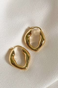 Golden Earrings, Stirling, Girly Jewelry, Dream Jewelry