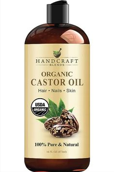 Natural Lash Growth, Moisturizing Hair Oil, Pure Castor Oil, Eyelashes And Eyebrows, Castor Oil For Hair Growth, Oil For Hair Growth, Castor Oil For Hair, Organic Castor Oil, Oil For Hair