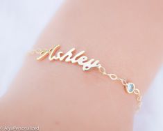 personalized name and birthstone bracelet for new baby, for kids or for an adult. This is a 14k solid gold bracelet which meand that is a very long lasting bracelet and it can also be kept as a memory in same condition. A perfect baby shower gift for special mom ♡ We also add extention chains for baby size so the baby can wear it for long years... ► FEATURES; Material Options:14K Solid (Yellow Gold / RoseGold / White Gold) Length : New Baby-Kids-Adult Size ❥ I can adjust your bracelet length to 14k Gold Name Bracelet Jewelry, Adjustable Yellow Gold Name Jewelry, Adjustable 14k Gold Name Bracelet For Mother's Day, Yellow Gold Birthstone Bracelet For Personalized Gift, Yellow Gold Bracelets With Birthstone For Personalized Gift, Adjustable Sterling Silver Name Bracelet In Yellow Gold, Personalized 14k Gold Adjustable Bracelets, Personalized Yellow Gold Birthstone Bracelet, Personalized Yellow Gold Nameplate Bracelet