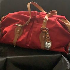 Excellent Condition, Water Proof Fabric, Beautiful Red , Converse Bag Converse Bag, Ralph Lauren Fabric, Red Converse, Ralph Lauren Bags, Water Proof, High Quality Leather, Converse, Ralph Lauren, Bag Lady