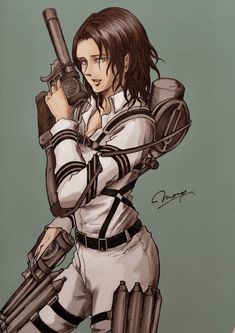 Art by momo; Kuchel Ackerman Female Levi, Cosplay Poses, Bene Gesserit, Otaku Anime, Zelda Characters, Human