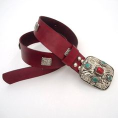 "HIPPIE LEATHER BELT OR ONLY BUCKLE! The belt Hand dyed and stamped. Made from top quality Italian vegetable tanned leather Belt is approx 1,57 inches (4 cm) inches in width The buckle Nepalese Handmade Turquoise Coral Double Dragon Repousse Made in a manufacture Kathmandu, Nepal. The approximate size is 65x79mm Tribal Designs FEDEX to USA! If you need a faster shipping please use this service. The delivery time will be up to 2 business days. Please purchase also the FEDEX item: to USA https://w Adjustable Bohemian Belt With Antique Buckle, Traditional Festival Belt With Antique Buckle, Turquoise Bohemian Belt Buckle With Antique Detail, Hippie Jeans, Double Dragon, Tan Leather Belt, Vintage Brown Hand-tooled Belt Buckle, Southwestern Hand-tooled Brown Belt Buckles, Boho Belts