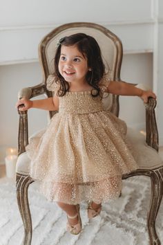 Gold Toddler Dress, Gold Holiday Dress, Indie Men, Lazaro Wedding Dress, Juliet Dress, Indie Boy, Gold Tulle, Indie Girl, Dress Sequin