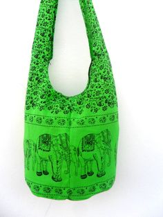 "This Beautiful convenient and very comfortable Green Color Elephant Artistic Shoulder Bag. This bag its And can be a good idea for a gift or for personal use and its suitable for everyone. This Green Color Elephant Artistic Shoulder Bag Comes with top zipper closure with Internal zipper pocket This bag is 100% cotton Measurements Size (Approx): Length: 17\" Height: 13\" Width: 7\" Strap Drop: 45\" Color: Green Please Visit our store: https://www.etsy.com/shop/Avivahandmade Thank You For Watchin Green Bohemian Shoulder Bag For Everyday Use, Green Bohemian Shoulder Bag For Everyday, Green Crossbody Shoulder Bag For Festivals, Green Crossbody Bag For Festival, Green Shoulder Bag For Beach With Mobile Phone Pocket, Green Bohemian Hobo Bag With Adjustable Strap, Bohemian Shoulder Bag With Mobile Phone Bag For Vacation, Green Shoulder Bag With Mobile Phone Pocket For Beach, Green Shoulder Bag With Mobile Phone Holder For Beach