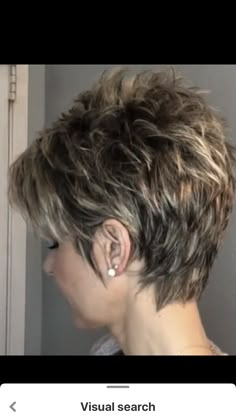 Pixie Cut For Thick Hair, Choppy Pixie, Choppy Pixie Cut, Hairstyles Pixie, Haircuts For Older Women