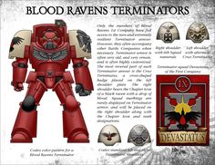 an article about the blood ravenn termulators from warhammer, written in english and