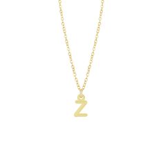 Z Gold Initial Necklace by Katie Dean Jewelry Minimalist 14k Gold Filled Necklace For Personalized Gift, 14k Gold Filled Yellow Gold Necklace For Personalized Gift, Personalized Minimalist 14k Gold-filled Necklace, Minimalist Personalized 14k Gold Filled Necklace, Personalized Minimalist 14k Gold Filled Necklace, Personalized Minimalist Gold Necklace, Simple Initial Pendant Necklace With Adjustable Chain, Gold Name Necklace With Adjustable Chain, Minimalist Personalized 14k Gold Filled Charm Necklaces