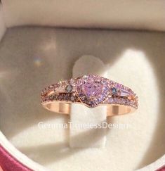 Luxury Morganite Diamond Ring For Anniversary, Elegant Pink Diamond Ring With Accents, Elegant Pink Diamond Ring With Diamond Accents, Rose Gold Brilliant-cut Diamond Sapphire Ring, Rose Gold Sapphire Ring With Brilliant Cut Diamond, Luxury Morganite Diamond Ring As Gift, Luxury Morganite Diamond Ring Gift, Pink Moissanite Ring Gift, Pink Moissanite Rings As Gift