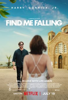 harry connick jr's find me falling movie poster with lady in white dress