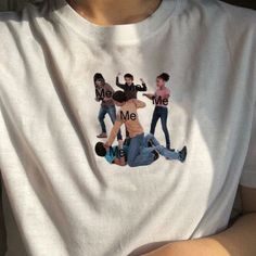 Group Beating Up T-Shirt Me Against Me, Tee Shirt Outfit, Silly Shirt, Aesthetic T Shirts, Weird Shirts, Men's Wardrobe, Edgy Fashion, Look Cool, The Words