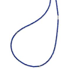 Lapis gemstone beaded necklace with Caviar beading and fluted accents. Gemstones are natural with unique hues. Variations from the colors shown make each necklace unique. Lagos Necklace, Lapis Necklace, Gemstone Beaded Necklace, Necklace Unique, Engraved Items, Necklace Sizes, Unique Necklaces, Blue Stone, Designer Jewelry