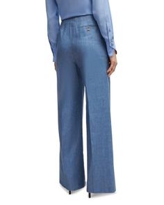 Boss Tasena High Rise Straight Leg Pants Pastel Blue, Straight Leg Pants, Leg Pants, High Rise, Straight Leg, Pick Up, In Store, Buy Online, Pants