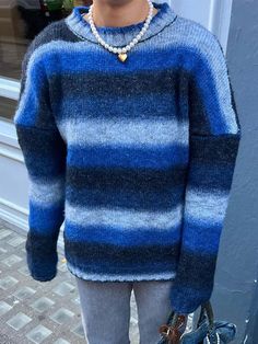 42185686253615|42185686286383|42185686319151 Cozy Blue Sweater For Fall, Cozy Blue Knit Sweater, Blue Long Sleeve Winter Sweater, Winter Blue Knit Tops, Blue Knit Tops For Winter, Blue Sweater For Layering In Fall, Blue Fall Sweater For Layering, Blue Knitted Tops For Layering, Cozy Blue Long Sleeve Sweater