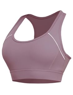 PRICES MAY VARY. 【High Support Sports Bra】Our sports bras for women provide strong support, with the adjustment of the shoulder straps, support medium and high two levels of impact sports. Whether you’re doing yoga or even if you’re running errands, womens sports bras will give the support you need. A close-fitting compression fit, wide elastic straps and wide band hem provide moderate support for your bust, best choice for medium/high impact sports and daily wear, set free for your breast, no f Padded Racerback Sports Bra For Gym, Padded Racerback Sports Bra For Yoga, Padded Racerback Sports Bra For Workout, High Stretch Padded Sports Bra For Workout, Padded Sports Bra With Medium Support For Gym, Padded High Stretch Sports Bra For Training, Padded Sports Bra For Training, Padded Sports Bra For Light Sports, Sportswear Bra With Medium Bust Support