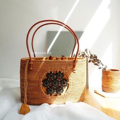 Daya Brown Bali Rattan Bag | Lokatan Brown Rectangular Straw Bag With Top Carry Handle, Basket Shoulder Bag With Braided Handles As Gift, Basket Shaped Shoulder Bag With Braided Handles As Gift, Brown Tote Beach Bag Gift, Brown Tote Beach Bag For Gift, Brown Straw Bag With Large Capacity For Gift, Brown Large Capacity Straw Bag As A Gift, Brown Large Capacity Straw Bag For Gift, Brown Rectangular Crochet Bag With Top Carry Handle