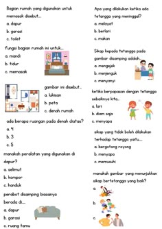 an english language worksheet for children with pictures and words on the front page