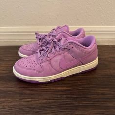 Nike Dunk Low Premium Rush Fuchsia Women’s Sneakers Size 7.5 Dv7415-500 Pink Perforated Toe Box Sneakers For Streetwear, Purple Lace-up Sneakers With Gum Sole, Pink Boost Midsole Lace-up Sneakers, Pink Lace-up Sneakers With Boost Midsole, Pink Low-top Sneakers With Boost Midsole, Sporty Purple Skate Shoes With Laces, Sporty Pink Sneakers With Perforated Toe Box, Sporty Purple Sneakers With Gum Sole, Purple Low-top Sneakers With Gum Sole