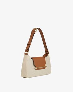 Strathberry - Multrees Omni - Natural / Tan Music Bar, Chic Dressing, Leather And Canvas, Luxury Designer Handbags, Natural Tan, Canvas Shoulder Bag, Curtains With Blinds, Relaxed Style, Leather Working