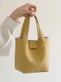 Spring Solid Color Hobo Bag For Daily Use, Spring Daily Use Hobo Bag, Solid Color Satchel Bag For Errands, Rectangular Solid Color Bags For Daily Use, Rectangular Solid Color Hobo Bag For Errands, Rectangular Solid Color Bag For Errands, Trendy Yellow Mobile Phone Bag, Trendy Yellow Satchel With Large Capacity, Trendy Yellow Satchel Bag