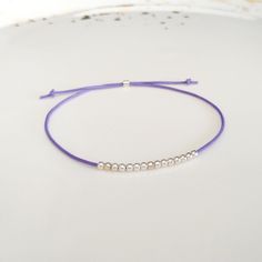 Minimalist, wearable and delicate silver multicolor thread bracelet available in several colors. Length: 20cm adjustable knot. Width: 2mm. Fully adjustable, Handmade in Spain. More colors available in this product => https://www.etsy.com/listing/845364478/tiny-simple-cord-sterling-silver-wish Ideal for a gift and for combinate with other bracelets. All our products are presented in a white organza bag. ♡ Made with love in Valencia ♡ ----------------------------- Discover the NICTE bracelets c Bracelet Thread, Stacking Jewelry, Thread Bracelet, Miyuki Bracelet, Bracelet Stacking, Adjustable Knot, Lucky Bracelet, Thread Bracelets, Bracelet Minimalist