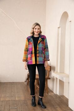 Transform your wardrobe with Tanya's Plaid Jackets! With front pockets and a lightweight design, this jacket is perfect for the car and adds a pop of bold color to any outfit. Easy to wear and effortlessly stylish, it's a must-have for any fashion-forward individual. Fabric: 100% Polyester Trendy Bottoms, Bamboo Dress, Rayon Top, Rayon Dress, Plaid Jacket, Bold Color, Eco Fashion, Trendy Tops, Cardigan Coat