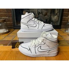 Thank You For Considering Our Store! We Appreciate Your Business And Support! Air Jordan 1 Mid “Iridescent Reflective White” Athletic Sneakers Mens / Youth 7.5 Women’s 9 Ships Same Day As Purchase! Fast & Free! Brand New With Box Guaranteed 100% Authentic! Ck6587-100 Reach Out Before Submitting An Offer Since We Have This Item Listed Elsewhere & Want To Make Sure We Don’t Oversell! We Consider All Reasonable Offers! With That Said, We Invite You To “Watch" Our Items To Receive Special Offers Sen Custom High-top Sneakers With Medium Fit, Custom High-top Sneakers Medium Fit, Custom High-top Sneakers With Boost Midsole, High-top Custom Sneakers With Boost Midsole, White High-top Skate Shoes With Translucent Outsole, Modern High-top Custom Sneakers With Medium Fit, Modern High-top Custom Sneakers, Modern Medium Fit High-top Custom Sneakers, Modern Lace-up Custom Sneakers